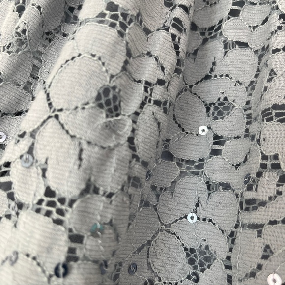 Colors of Benetton Lace Sequin Mini Skirt Size M - Picture 4 of 11